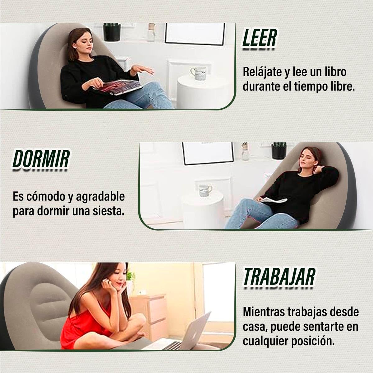 Sofa Inflable + Otoman