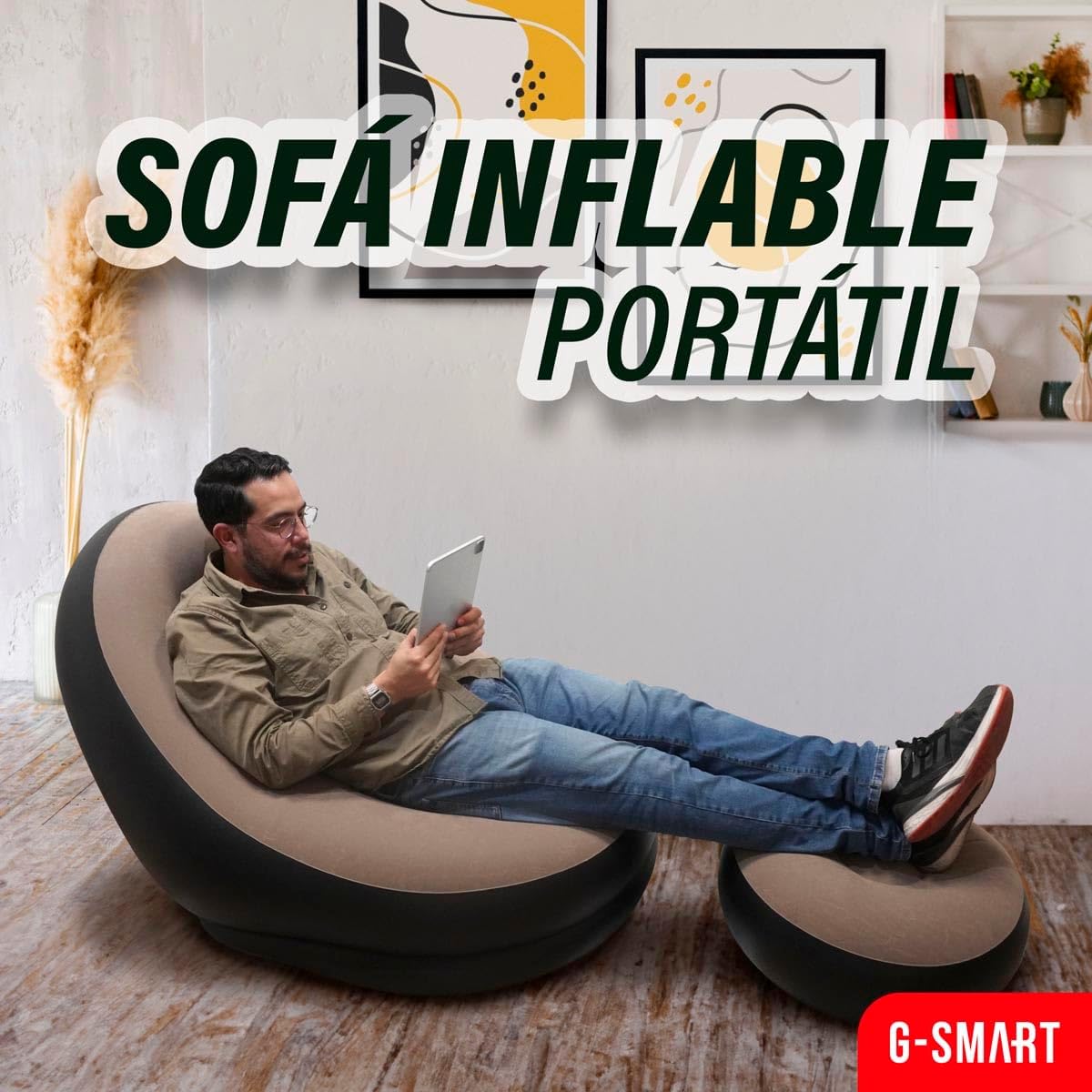 Sofa Inflable + Otoman